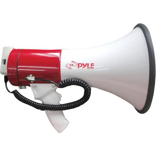 Pyle Pro PMP57LIA 50W Megaphone with Siren, MP3 Player, and Remote Microphone