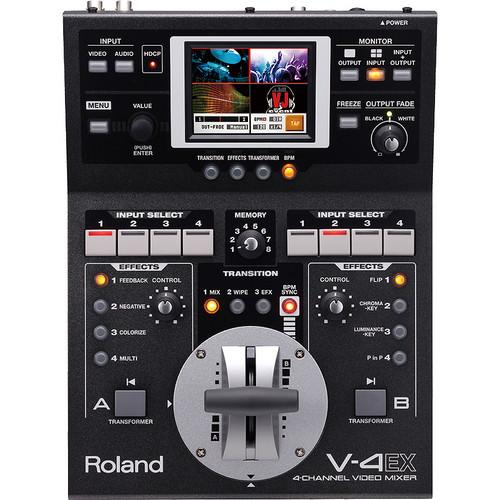 Roland V-4EX Four Channel Digital Video Mixer with Effects