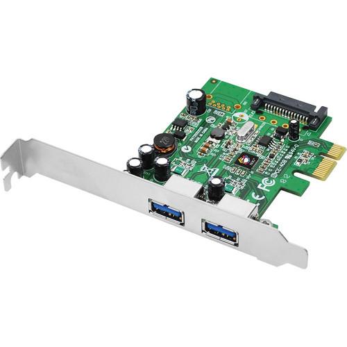 SIIG Dual Profile 2-Port USB 3.0 PCIe Adapter, SIIG, Dual, Profile, 2-Port, USB, 3.0, PCIe, Adapter