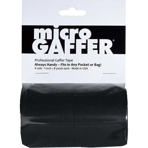 Visual Departures microGAFFER Compact Gaffer Tape, 4 Pack 1.0" x 24