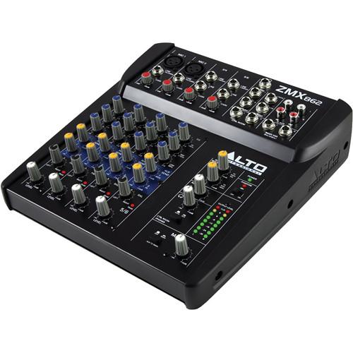 Alto Professional ZMX862 Zephyr Series 6-Channel Compact Sound Reinforcement Mixer