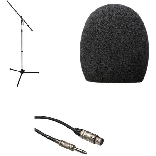 Auray Minus the Mic Kit - Boom Stand, Windscreen and Cable