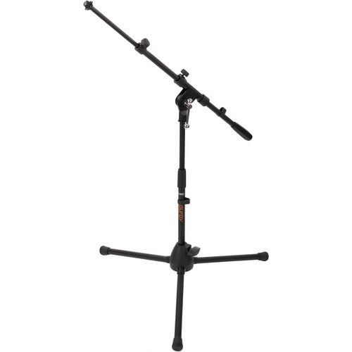 Auray MS-5220T Short Tripod Microphone Stand with Telescoping Boom