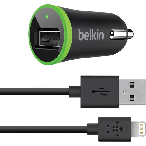 Belkin Car Charger with Lightning to USB Cable