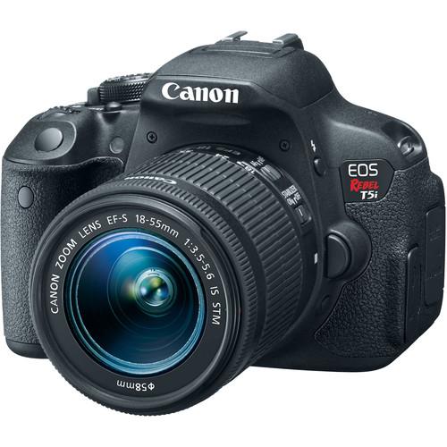 Canon EOS Rebel T5i DSLR Camera with 18-55mm Lens