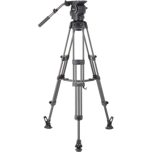 Libec RSP-750MC Professional Carbon Piping Tripod System with Mid-level Spreader for ENG Setups