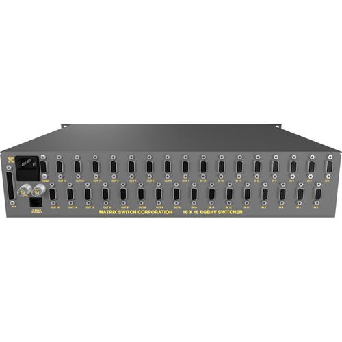 Matrix Switch MSC-5-1616 16 x 16 VGA RGBHV Video Routing Switcher