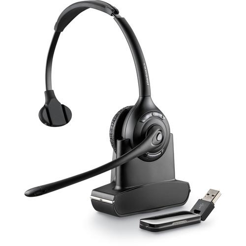 Plantronics Savi W410 Monaural Over-the-Head USB Wireless Headset with Mic
