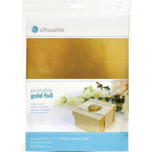 silhouette Printable Adhesive Gold Foil
