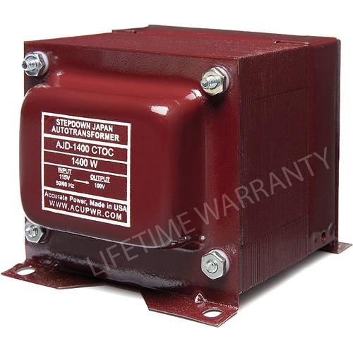 ACUPWR AJD-1400 Japan to US Step-Down Transformer