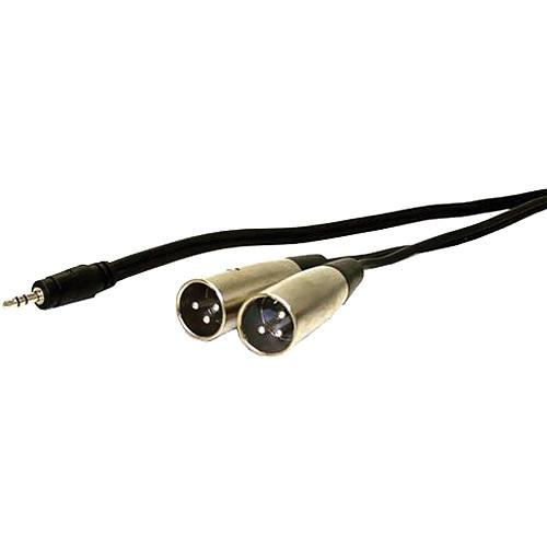 Comprehensive Standard Series 3.5mm Stereo to Dual XLR Male Y-Cable