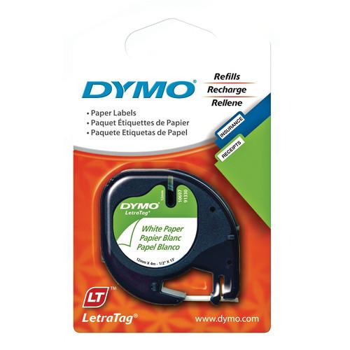 Dymo 2-Pack Paper LetraTag Label Cassette