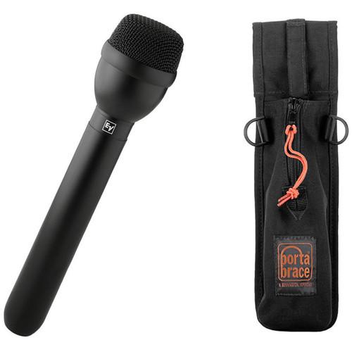 Electro-Voice RE50B Omnidirectional Interview Microphone Kit with Porta Brace Mic Holster