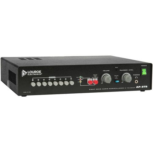 Louroe AP-8TB 8-Zone Non-Alarming Audio Monitoring Base Station