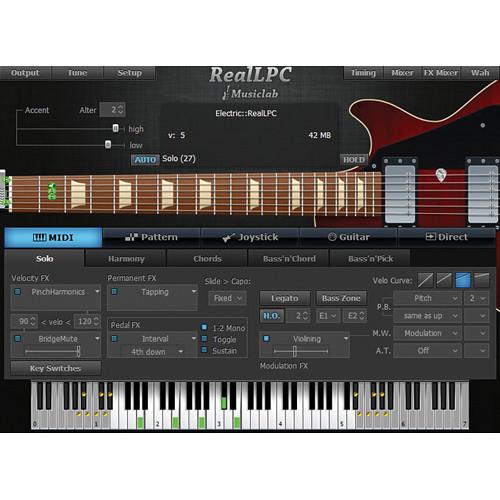 MusicLab RealLPC Virtual Guitar Instrument