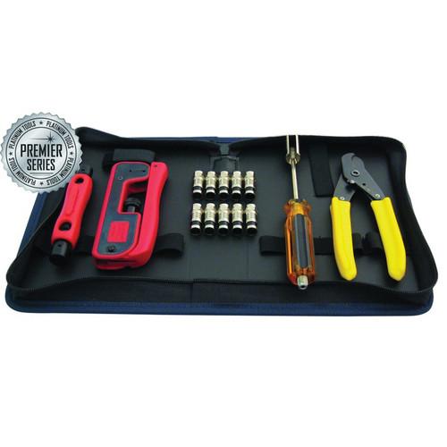 Platinum Tools 90201 Premier CATV Connectivity Kit