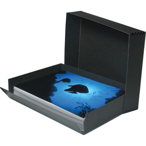 Print File 22.5 x 28.5 x 3" Drop-Front Metal Edge Archival Storage Box