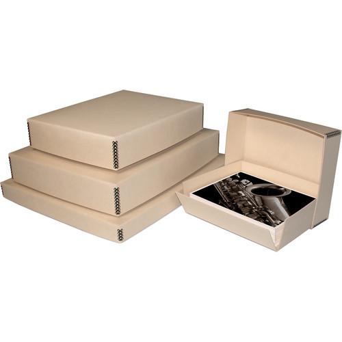 Print File 22.5 x 28.5 x 3" Drop-Front Metal Edge Archival Storage Box