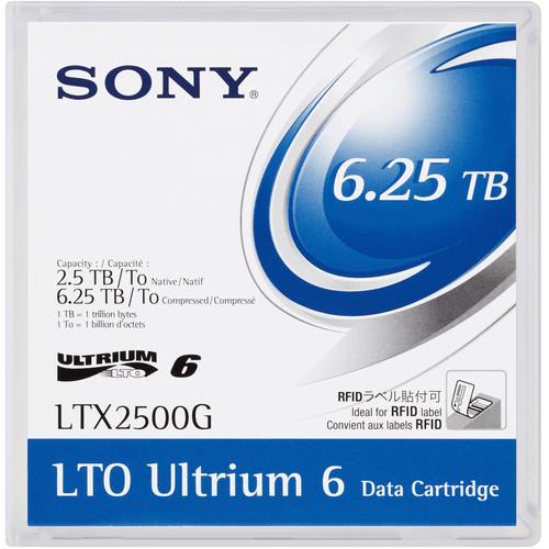Sony 2.5TB LTO Ultrium 6 Data Cartridge, Sony, 2.5TB, LTO, Ultrium, 6, Data, Cartridge