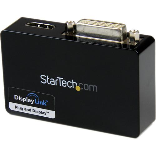StarTech USB 3.0 to HDMI & DVI Dual Monitor External Video Card Adapter