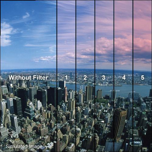 Tiffen 5.65 x 5.65" 5 Pink Hard-Edge Graduated Filter
