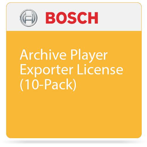 Bosch Archive Player Exporter License
