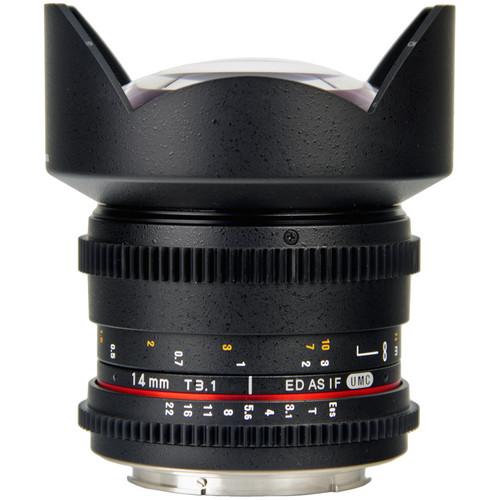 Bower 14mm T3.1 Super Wide-Angle Cine Lens For Sony Alpha Mount Cameras