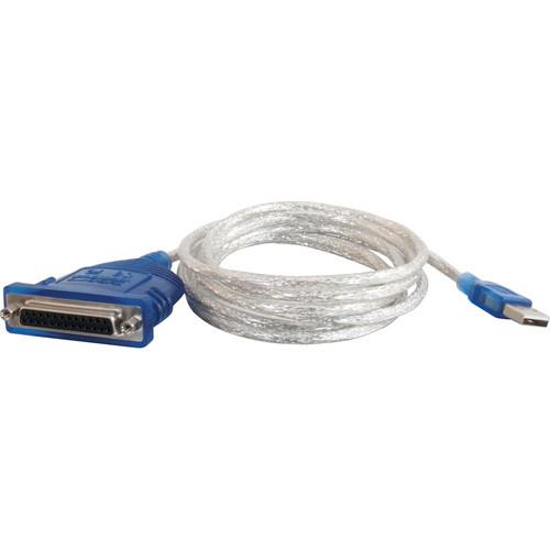 C2G USB to DB25 IEEE-1284 Parallel Printer Adapter Cable