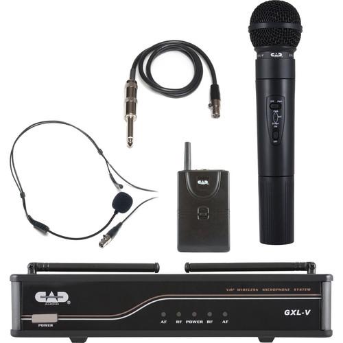 CAD GXLV 2-Channel Handheld and Bodypack VHF Wireless System