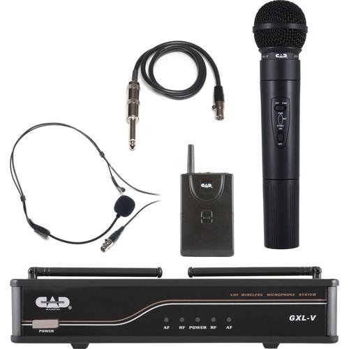 CAD GXLV 2-Channel Handheld and Bodypack VHF Wireless System