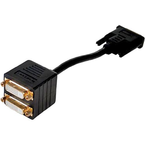 Comprehensive DVI-D Male to 2 DVI-D Female Y Cable