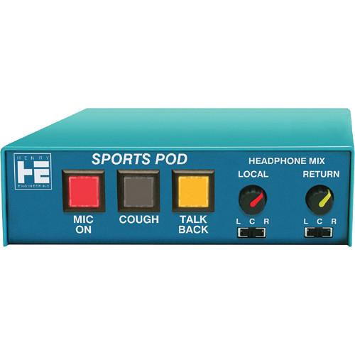 Henry Engineering Sports Pod Microphone Headphone Controller & Intercom System
