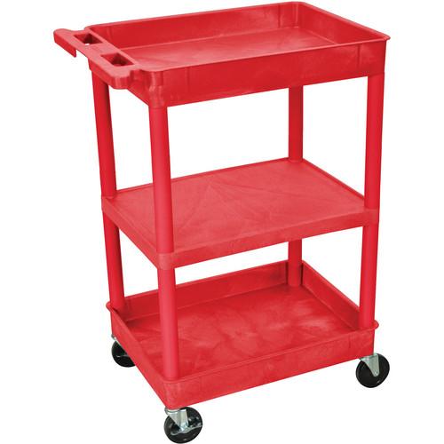 Luxor RDSTC121RD Utility Tub Cart