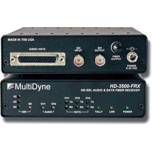 MultiDyne HD-3500-FRX-ST Multi-Rate Serial Video & Fiber-Optic Receiver