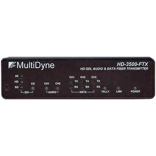 MultiDyne HD-3500-FTX-ST Multi-Rate Serial Video & Fiber-Optic Transmitter