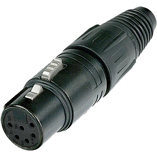 Neutrik NC6FX-B 6-Pole Female Cable Connector