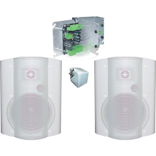 OWI Inc. 40W Amplifier and Surface Mounted Speaker Combination