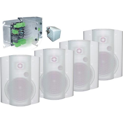 OWI Inc. 40W Amplifier and Surface Mounted Speaker Combination