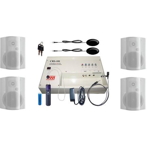 OWI Inc. CRS10152784W Infrared Wireless Microphone System & Speaker Package