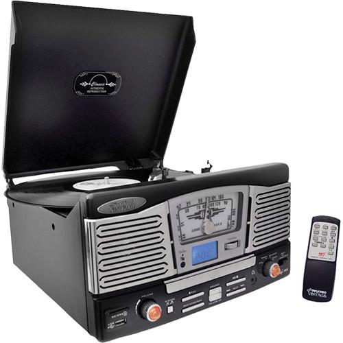 Pyle Pro PTCD8UB Retro Style Turntable