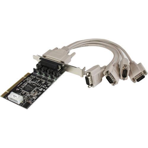 StarTech 4-Port RS232 PCI Serial Card Adapter with Power Output