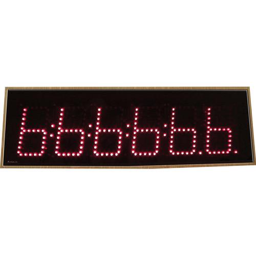 alzatex DSP506B_OAK 6-Digit Display with 5" High LED Digits