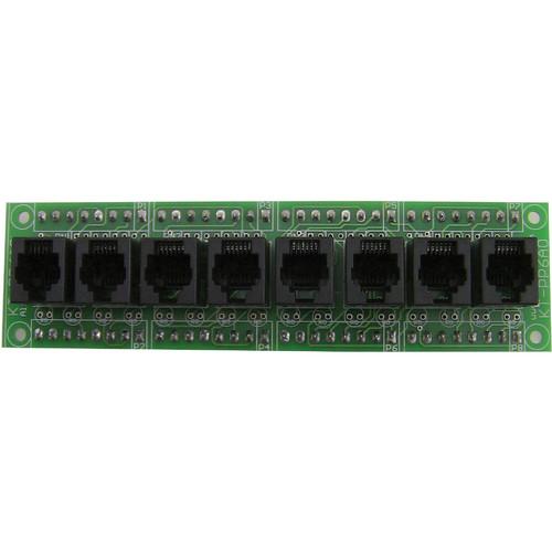 alzatex KTPP6A0 Patch Panel Block with 8 RJ11 Ports