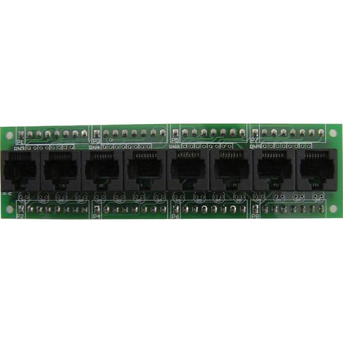 alzatex KTPP8A0 Patch Panel Block with 8 RJ45 Ports