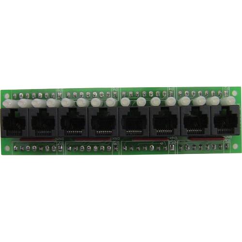 alzatex KTPP8SA0 Patch Panel Block with 8 RJ45 Ports & Status Monitoring LEDs