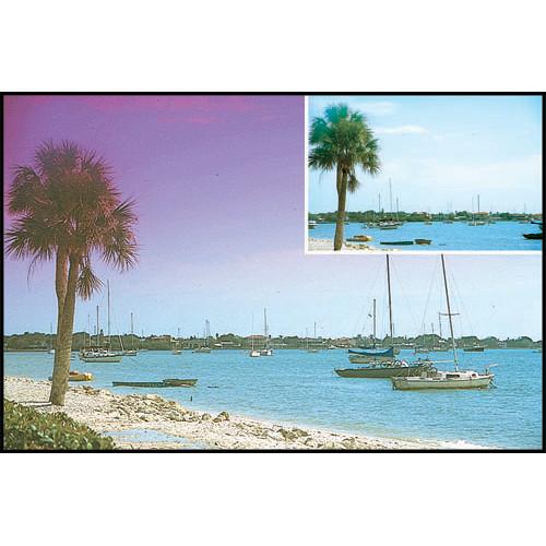 Cokin Z-Pro Series Fluorescent Mauve 1 Hard-Edge Graduated 0.6 Filter