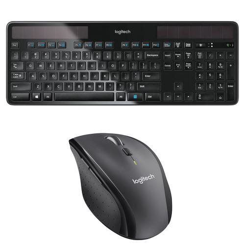 Logitech Wireless Solar Keyboard with Wireless Mouse Kit