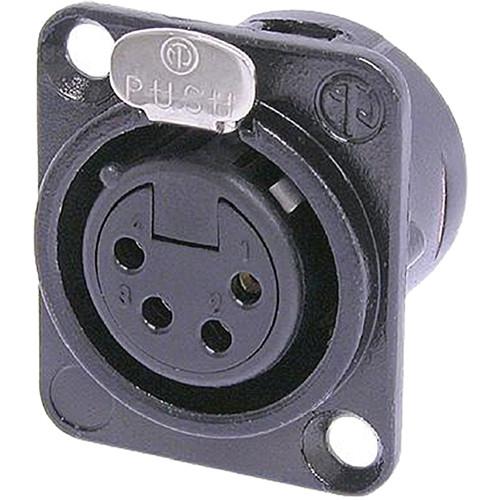 Neutrik NC4FD-L-B-1 Female Receptacle Connector