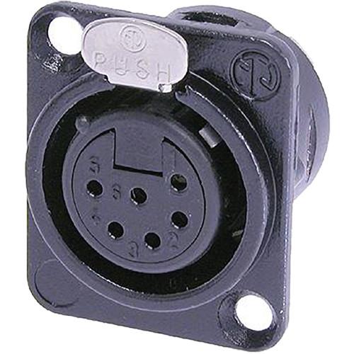 Neutrik NC6FD-L-B-1 Female Receptacle Connector