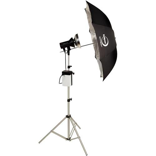 Photogenic ION Inverter with StudioMax 320W s Flash Head and Umbrella Kit